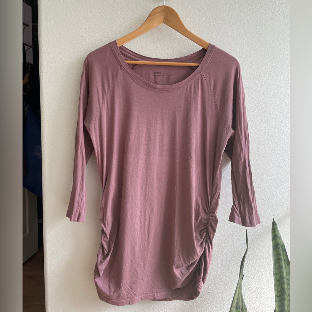 Pact maternity shirt